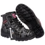 Bota Motociclista Bootsland Feminina Em Couro Moto Original!