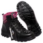 Bota Motociclista Bootsland Feminina Em Couro Moto Original!