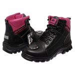 Bota Motociclista Bootsland Feminina Em Couro Moto Original!