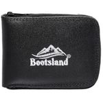 Kit Bota Motociclista Bootsland Masculina em Couro Moto Top + Carteira e Cinto!