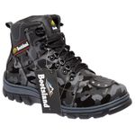 Kit Bota Motociclista Bootsland Masculina em Couro Moto Top + Carteira e Cinto!