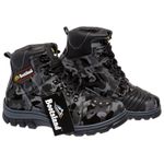 Kit Bota Motociclista Bootsland Masculina em Couro Moto Top + Carteira e Cinto!