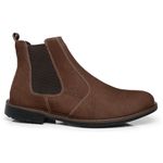 Botina Chelsea Masculina Bootsland Em Couro Legitimo Confort Anatômica