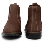 Botina Chelsea Masculina Bootsland Em Couro Legitimo Confort Anatômica