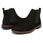 Botina Chelsea Masculina Bootsland Em Couro Legitimo Confort Anatômica