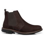 Botina Chelsea Masculina Bootsland Em Couro Legitimo Confort Anatômica