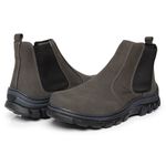 Botina Chelsea Masculina Bootsland Em Couro Legitimo Adventure Confort