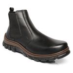Botina Chelsea Masculina Bootsland Em Couro Legitimo Adventure Confort