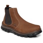 Botina Chelsea Masculina Bootsland Em Couro Legitimo Adventure Confort