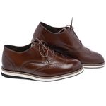 Sapato Oxford Masculino Sport 100% Couro Lançamento Zaykkon