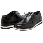 Sapato Oxford Masculino 100% Couro Lançamento Zaykkon Estiloso