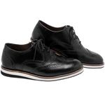Sapato Oxford Masculino 100% Couro Lançamento Zaykkon Estiloso