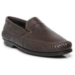 Sapatilha Mocassim Sapato em Couro Legitimo Masculino Casual Leve