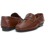 Sapatilha Mocassim Sapato em Couro Legitimo Masculino Casual Confort Econ!