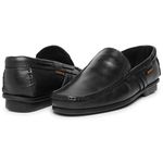 Sapatilha Mocassim Sapato em Couro Legitimo Masculino Casual Confort Econ!