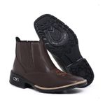 Bota Country Bordada café