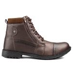 Bota Masculina Zíper Café SPTF