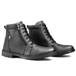 Bota Masculina Zíper Black SPTF