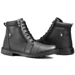 Bota Masculina Zíper Black SPTF