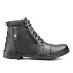 Bota Masculina Zíper Black SPTF