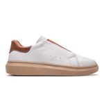 Tênis Branco e Caramelo