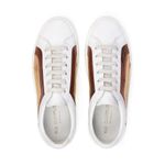 Tênis Feminino Branco e Cobre Metalizado Rio Cumplice