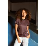 Camisa Feminina Consciência Negra Botafogo Marrom e Preta Volt 