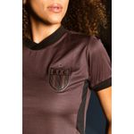 Camisa Feminina Consciência Negra Botafogo Marrom e Preta Volt 