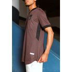 Camisa Masculina Consciência Negra Botafogo Marrom e Preta Volt 