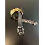 COMBO BOTA TEXANA LASER COM METAIS BICO FINO + CINTO EM COURO PRETO COM NOME PERSONALIZADO