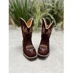 TEXANA INFANTIL EM COURO NOBUCK BORDADO CAVALO