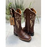 KIT BOTA TEXANA EM COURO FILTRO DOS SONHOS + BAINHA + FACA