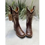 KIT BOTA TEXANA EM COURO FILTRO DOS SONHOS + BAINHA + FACA