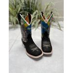 BOTA TEXANA EM COURO CANO ESTAMPADO NOSSA SENHORA