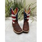 BOTA TEXANA EM COURO ESTADOS UNIDOS ESCAMADA