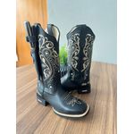 KIT TEXANA EM COURO BORDADO TRIBAL + BAINHA + FACA E NOME PERSONALIZADO 