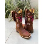 KIT TEXANA TOURO ROSA + BAINHA + CANIVETE CANO TRADICIONAL 