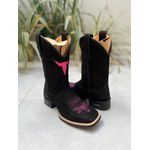 BOTA TEXANA EM COURO BASICA TOURO ROSA