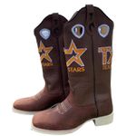 BOTA TEXANA EM COURO TEXAS STARS 