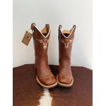 BOTA TEXANA EM COURO MUSTANG BORDADO TOURO BOI