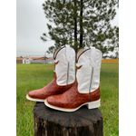 BOTA TEXANA EM COURO RECORTE TOURO