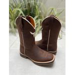 BOTA TEXANA EM COURO TOURO SOLADO JUMP