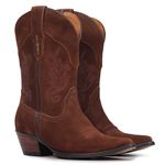 BOTA TEXANA MANGALARGA PREMIUM CAMURÇA TAUPE 