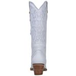 Bota Feminina Texana Couro Nobre Cor Preta Bordada Cano