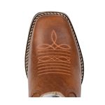 Bota Country Montaria Feminina Cano Médio Em Couro Nobre Castor