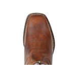 Bota Feminina Country Em Couro Bovino Com Bordados De Flechas