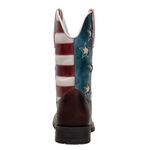 Bota Texana Masculina De Bico Quadrado USA Estrela