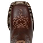 Bota Masculina Texana Em Couro Fóssil Café Com Solado Texas