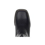 Bota Masculina Texana Em Couro Bovino Legítimo Preto Solado Texas