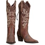 Bota Cano Longo Feminina Country Bordada